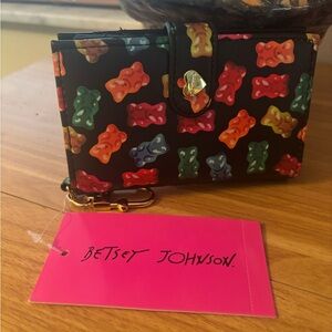 Betsey Johnson Multicolor Gummy Bear Card Case